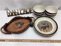 Decorative Platter & Dinnerware