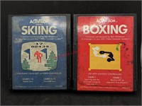Activision ATARI SKIING & BOXING games