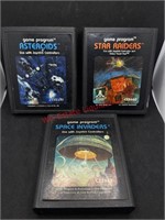 Asteroids, Star Raiders & Space Invader ATARI