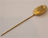 Antique 10k solid yellow gold Stick Pin Jewelry