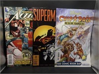 Chip N Dales & Superman -Comic lot of 3