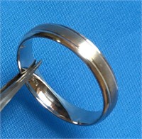 STERLING SILVER 925 Men’s Wedding RING Decorated