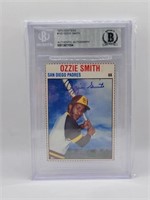 1979 HOSTESS OZZIE SMITH SIGNED ROOKIE CARD !
