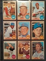 Vintage Baseball Card Lot (x9)