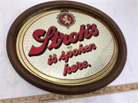 Vintage Glass Beer Sign