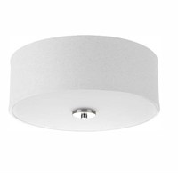 13 in.  LED Bedroom Drum Shade Ceiling Light