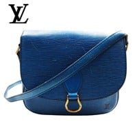 Louis Vuitton Shoulder Bag Saint Cloud Blue Epi
