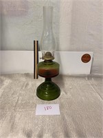 green oil lamp