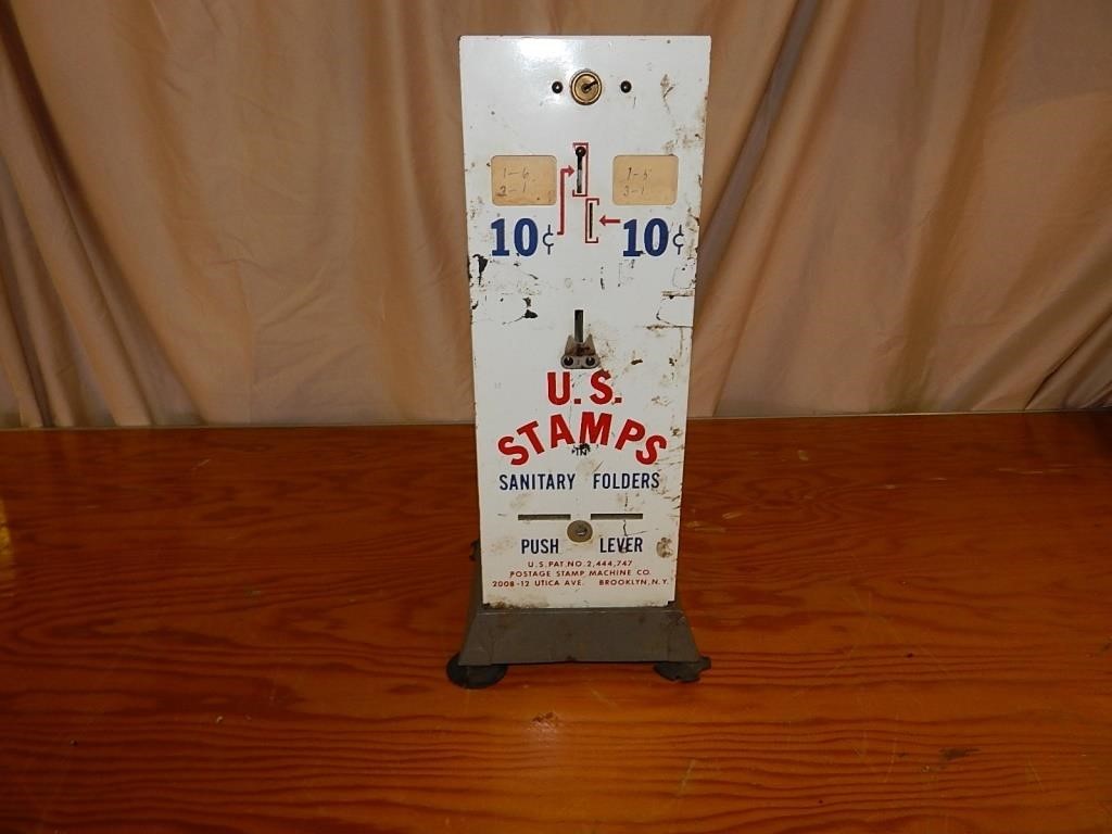 Vintage 10 Cent Stamp Vending machine