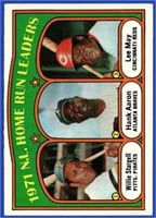 1972 Topps Baseball #89 NL HR Leaders Aaron EX-MT