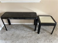 Entry Way Table 4”x1’4”x 2’1” & Side Table w/