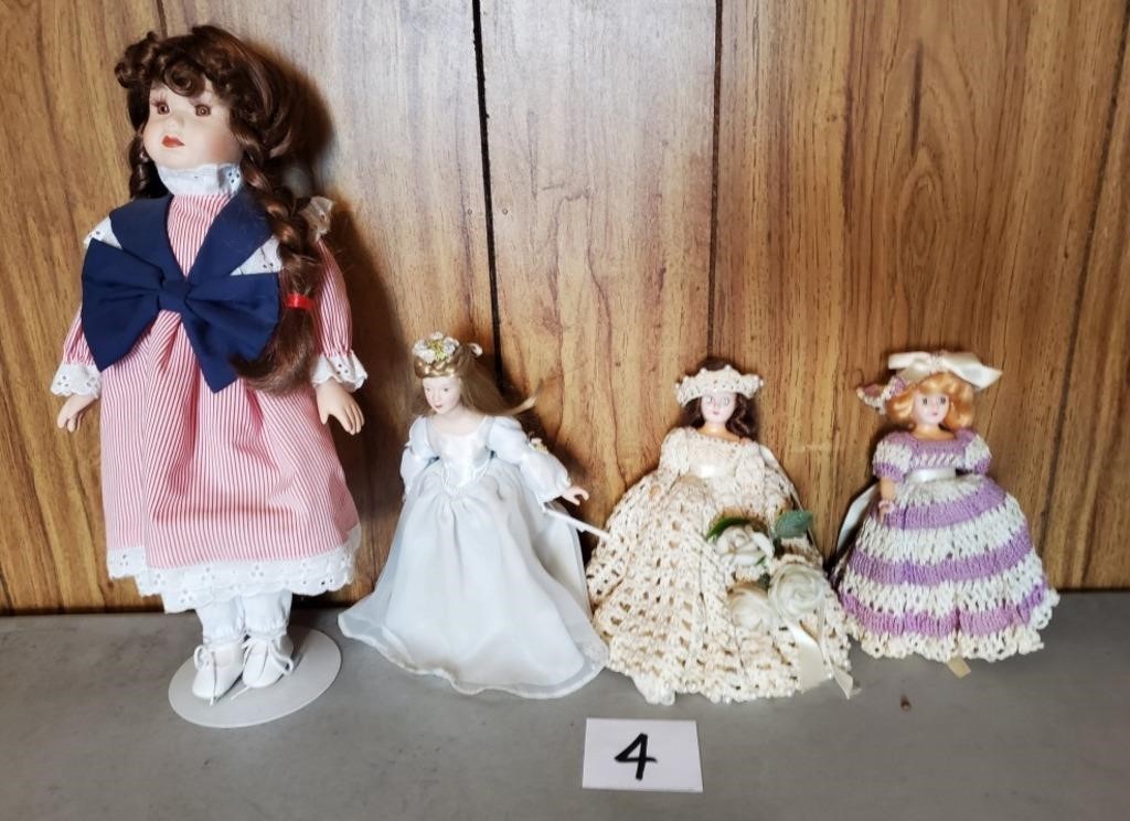 Four dolls