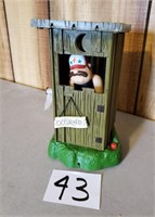 Novelty outhouse toy