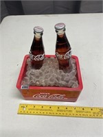 Lighted Coke Cooler Desktop Display