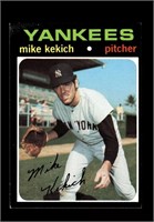 1971 Topps Baseball High #703 Mike Kekich EX-NM