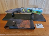 John Deere folding knife set