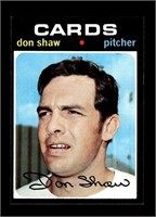 1971 Topps Baseball High #654 Don Shaw EX-NM
