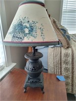 Pot Belly Stove Style Lamp