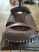 Brown Leather Horse Saddle