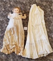 Large doll and extra gown