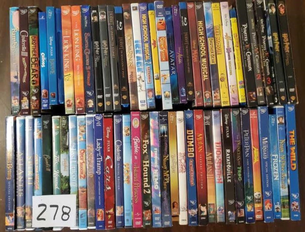 DVD's mostly Disney
