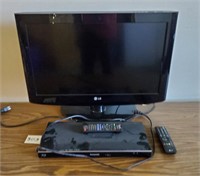 TV and Blu ray disc player