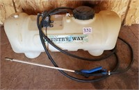 15 gal sprayer for atv or whatever you want