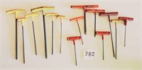 T Handle Allen wrenches