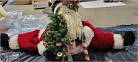 Christmas Door Drafter and 2 Christmas Stuffed