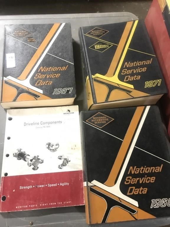 National automotive service manuals