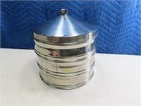3tier Stainless 10" Tortilla or Chef Steam/Dry Pot