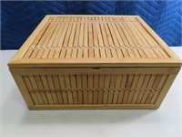 ContainerStore Bamboo Storage Box 15x13x7"tall $30