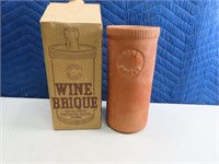 classic WINE BRIQUE TerraCotta Wine Bottle Chiller