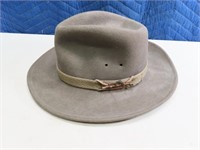 vintage Wool szLG IndianJones Type Hat EXC