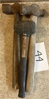 (3) vintage hammers