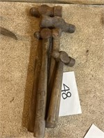 (4) vintage hammers