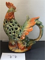 Rooster ceramic decor