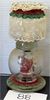 Vintage snowman tea light candle decor