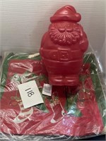 (2) Christmas bags and blow mold wants (small)