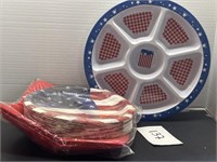 Americana / Fourth of July serving platter & more