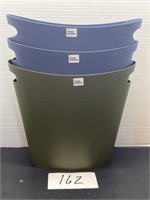 (3) simply essential garbage cans