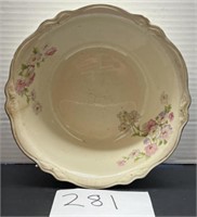 Homer Laughlin serving bowl; Virginia rose