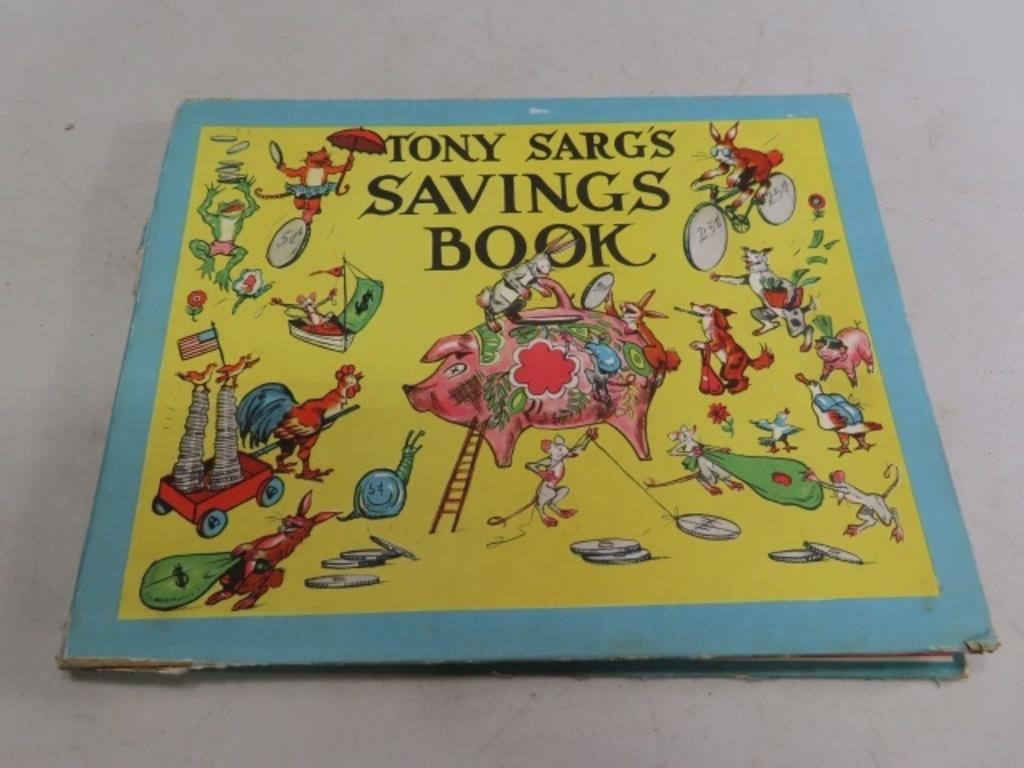 1946 TONY SARG'S SAVINGS BOOK Coin/Money