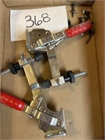 Straight based vertical toggle clamps (2)
