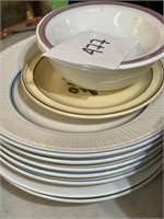 Mixed vintage plate lot