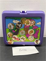Vintage thermos barney lunch box
