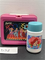Vintage thermos barbie lunch box