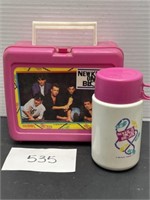 Vintage thermos new kids on the block lunch box
