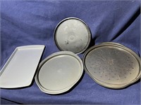 Cookie Sheets , Pizza Pan, and Serving Platter