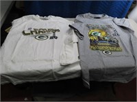 (2) Green Bay Packers vtg Superbowl XL T-Shirts